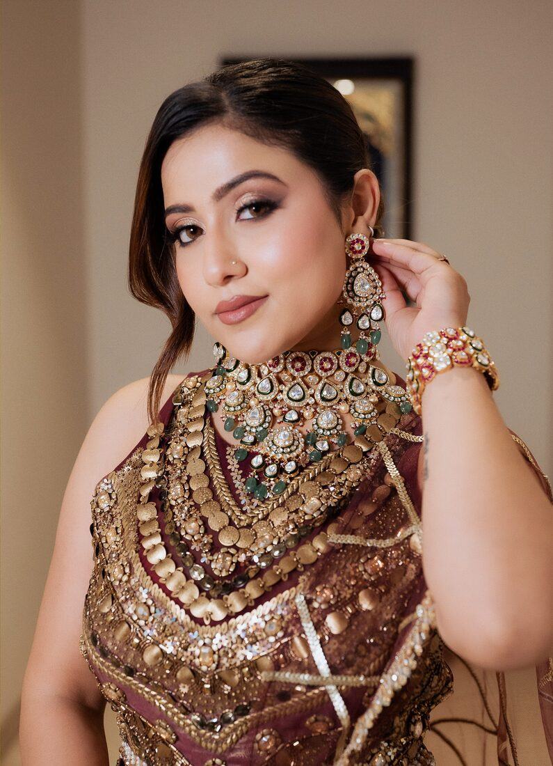 Bridal choker editorial